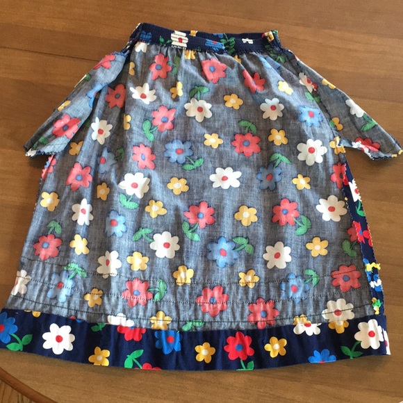 Bright & cheerful vintage 1960s ditzy daisies ric-rac skirt - Picture 12 of 15